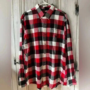 NWOT mens Chaps buffalo check soft light flannel XL hiking fishing holiday fall